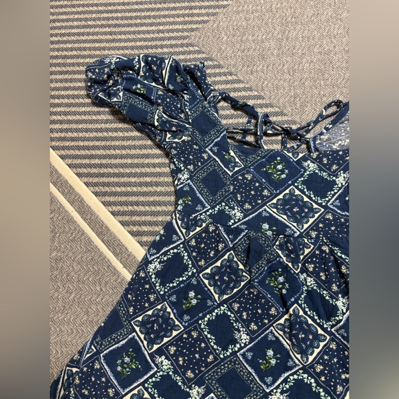 💘5 for $25 / Altar'd State Blue Patterned Dress - Picture 3 of 15
